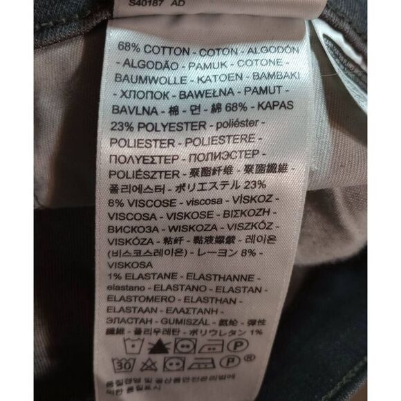 Levi's Jeans Ladies 27 311 Shaping Skinny Black Soft - Picture 6 of 10